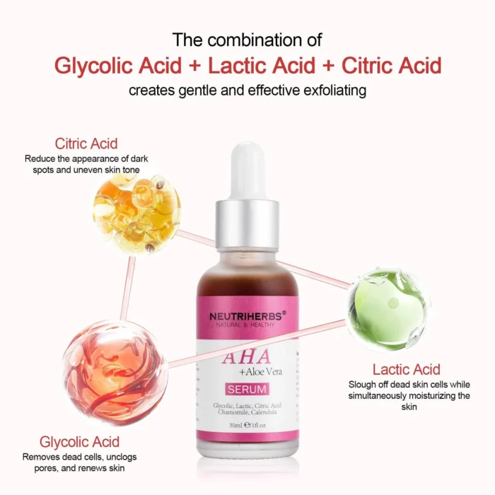 AHA Serum For Exfoliating & Smoothing Skin - Image 6