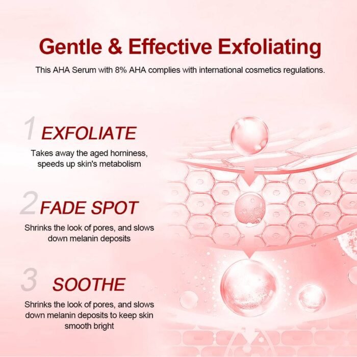 AHA Serum For Exfoliating & Smoothing Skin - Image 10