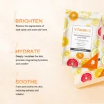 Glowing Vitamin C Facial Mask For Nourishing Skin And Reducing Redness - Image 5