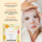 Glowing Vitamin C Facial Mask For Nourishing Skin And Reducing Redness - Image 4