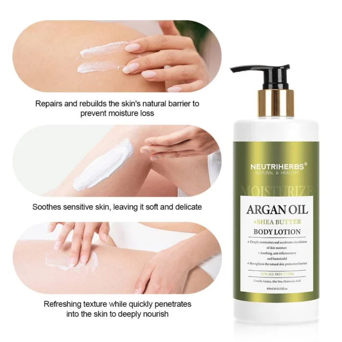 Argan Oil Body Lotion With Shea Butter For Deeply Moisture - Image 8
