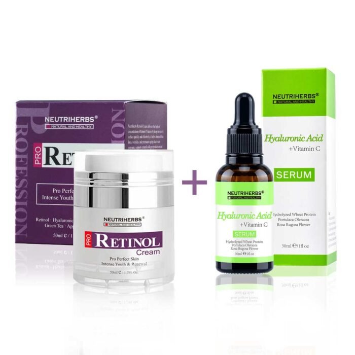 Neutriherbs Retinol Cream + Hyaluronic Acid Serum For Dry Skin - Image 2
