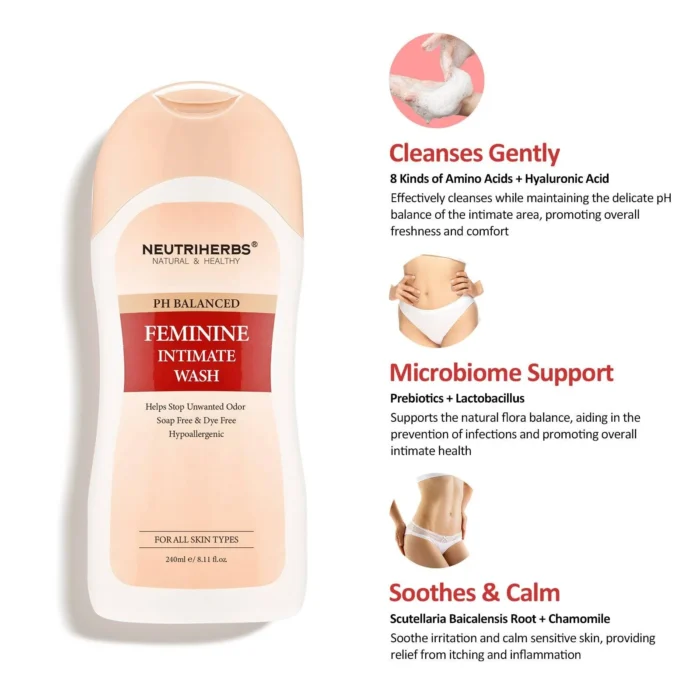 Hypoallergenic PH Balanced Daily Feminine Wash - Image 5
