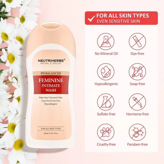 Hypoallergenic PH Balanced Daily Feminine Wash - Image 8