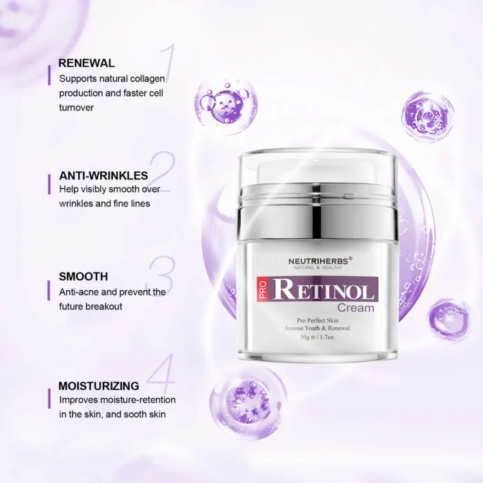 PRO Retinol Cream For Wrinkles And Acne Marks - Image 3