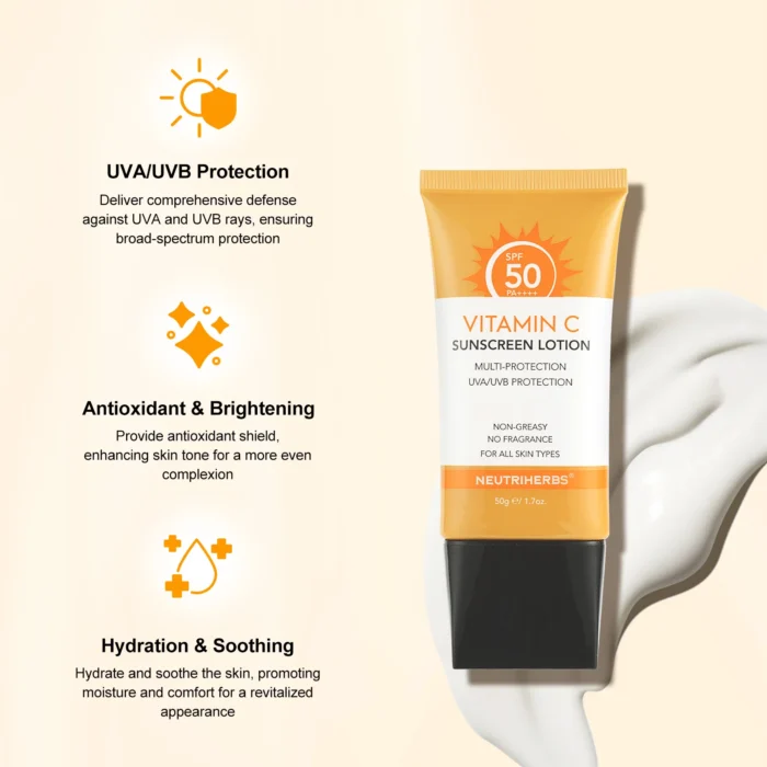 Vitamin C Sunscreen SPF50 With Double UV Protection - Image 10