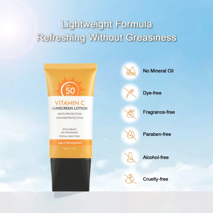 Vitamin C Sunscreen SPF50 With Double UV Protection - Image 5