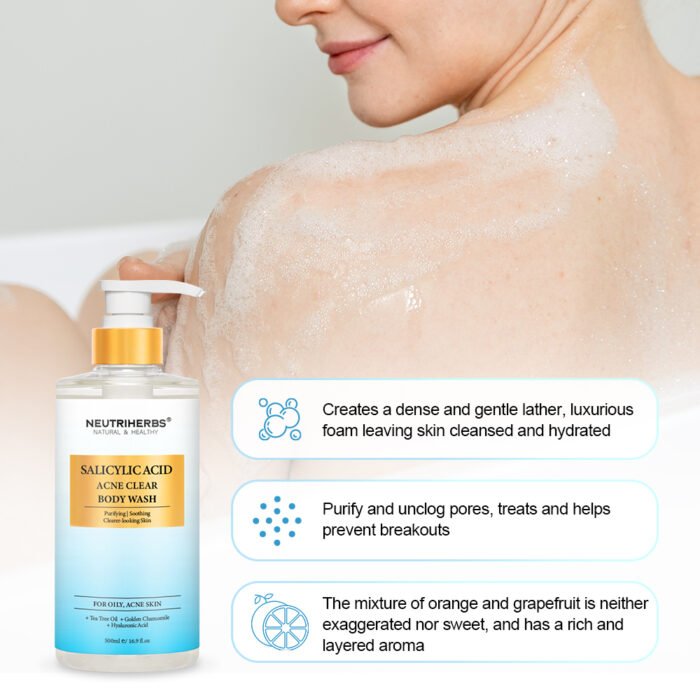 Acne Clear Salicylic Acid Body Wash - Image 4