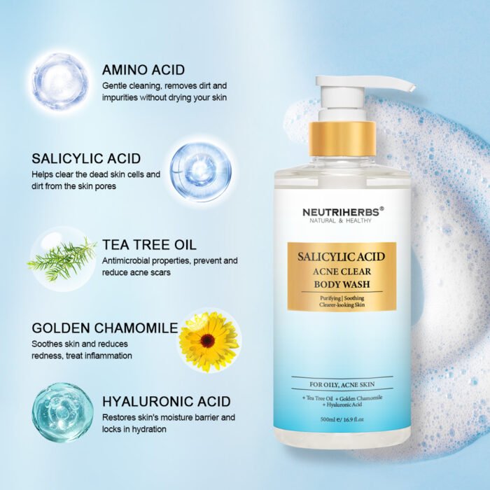 Acne Clear Salicylic Acid Body Wash - Image 6