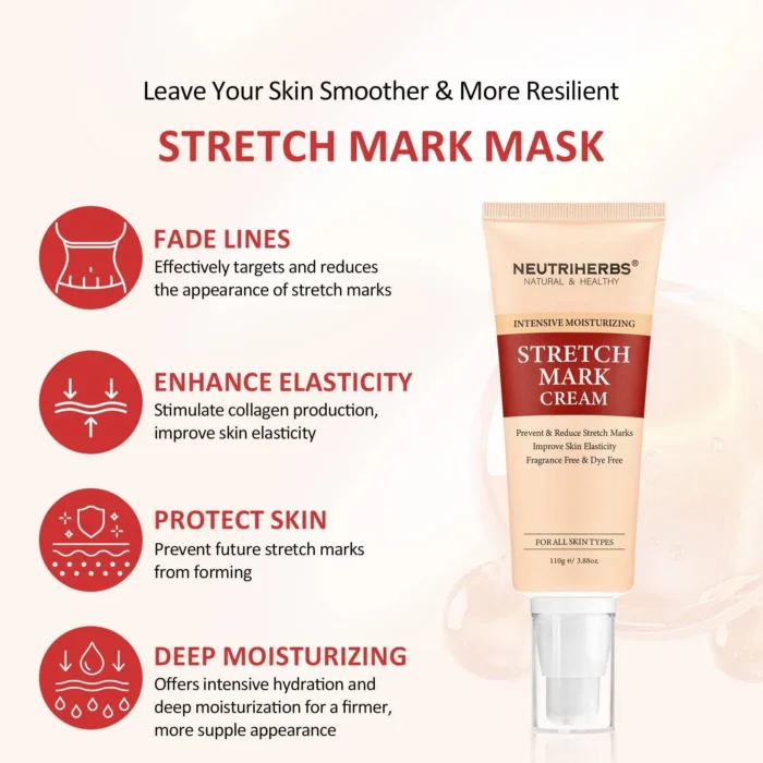 Body Stretch Mark Cream For A Smoother and Resilient Skin - Image 3