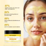 Vitamin C Turmeric Exfoliating Glow Facial Scrub For Skin Lightening - Image 8