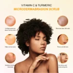 Vitamin C Turmeric Exfoliating Glow Facial Scrub For Skin Lightening - Image 12