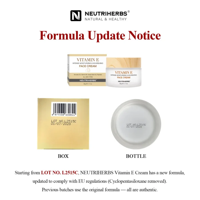 Vitamin E Cream For Intense Nourishing Formula - Image 11