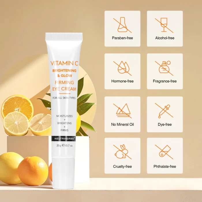 Vitamin C Eye Cream Moisturizes Eye Area With Cooling Gel Formula - Image 7