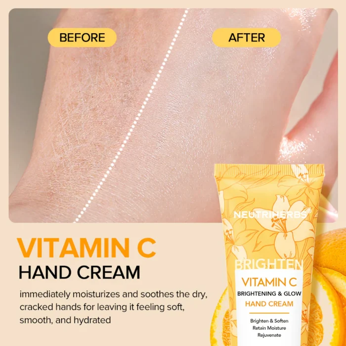 Vitamin C Hand Cream With Cherry Blossom Scent - Image 12