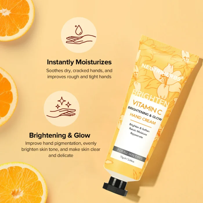 Vitamin C Hand Cream With Cherry Blossom Scent - Image 4
