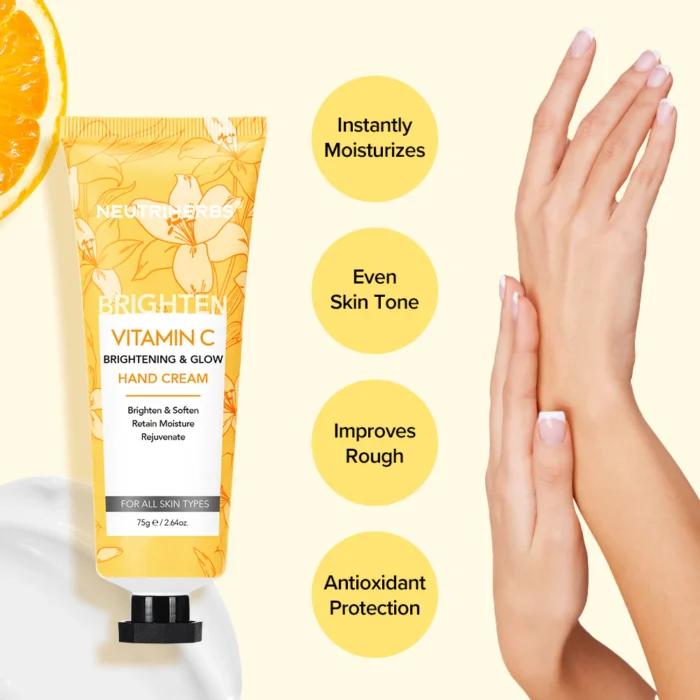 Vitamin C Hand Cream With Cherry Blossom Scent - Image 9