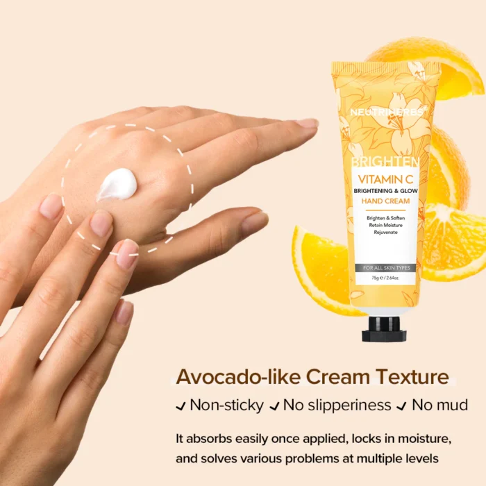 Vitamin C Hand Cream With Cherry Blossom Scent - Image 5