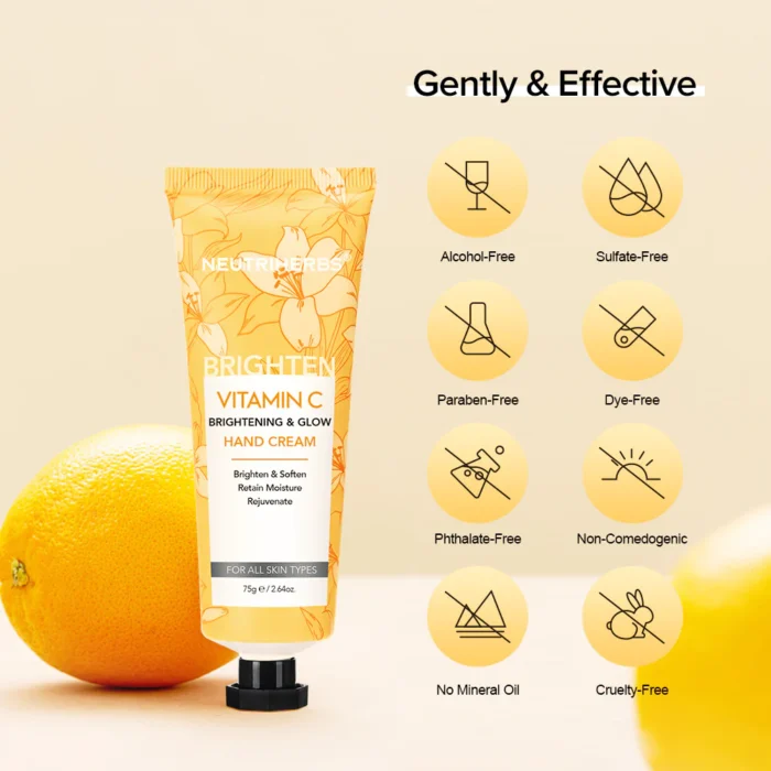 Vitamin C Hand Cream With Cherry Blossom Scent - Image 6