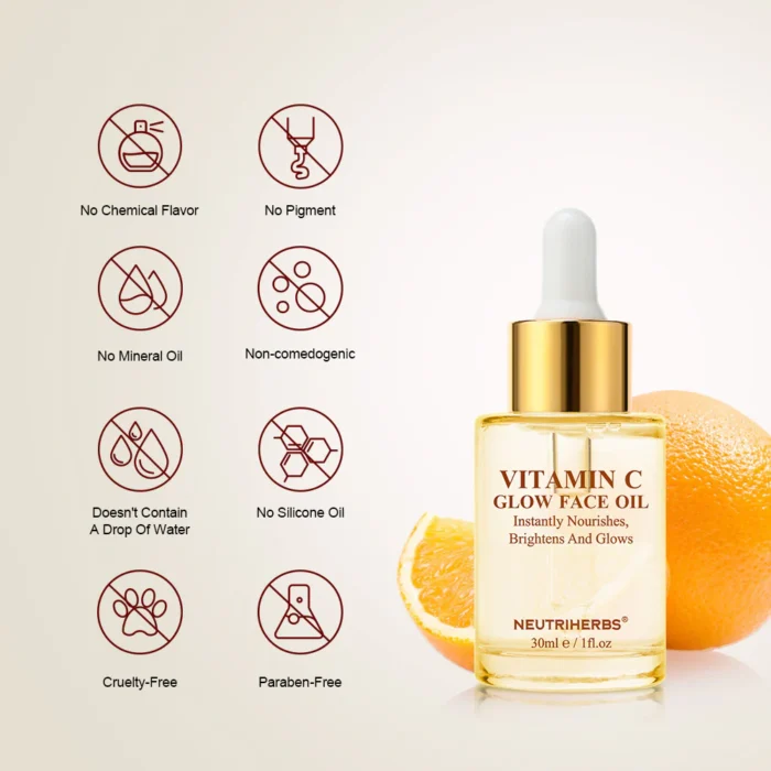 Vitamin C Instantly Nourishes Face Oil For Skin Glowing - Image 10